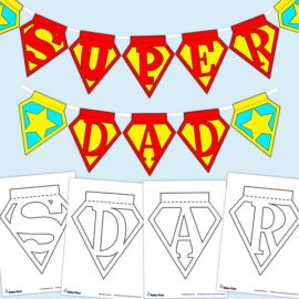 Super Dad Bunting